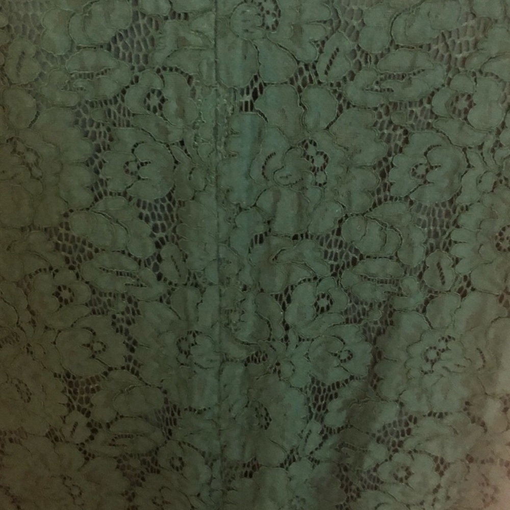 Green Lace Choker Dress - Picture 7 of 8